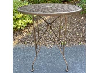 Coated Iron Mesh High Top Outdoor Dining Table