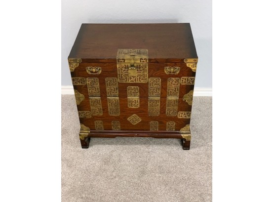 Asian Blanket Chest With Lock