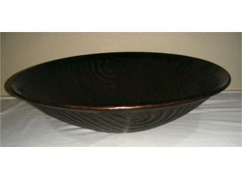 Decorative Metal Bowl  - Large