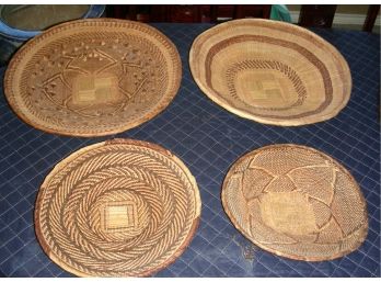 Lot Of 4 Baskets From The Philippines