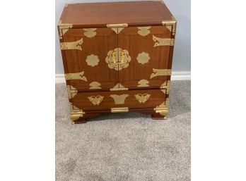 Asian Blanket Chest With Drawers Inside And Below