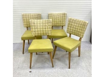 Four Mid Century Kitchen Chairs Labelled Meier And Pohlmann