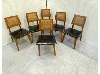 Set Six Mid Century Modern Chairs