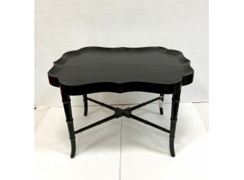 Black Painted Regency Style Low Table