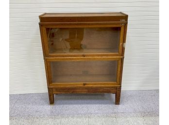 Vintage Gloebe Werneke Two Stack Bookcase