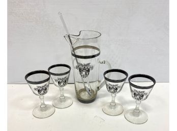 West Point  Military Academy Drink Set   'Duty Honor Country USMA'