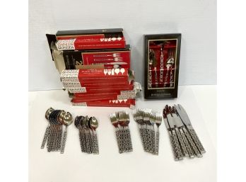 Service For 12 Flatware Set With Original Boxes