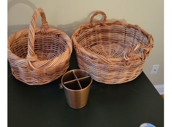 Basket Collection / Hammered Copper