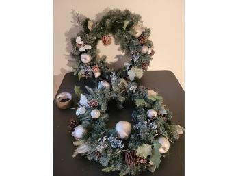 Matching Faux Wreaths