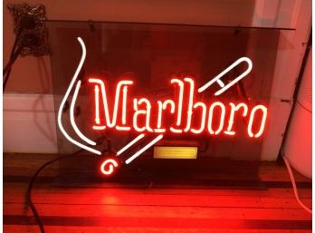 Marlboro Neon Light Cigarette Advertising Works