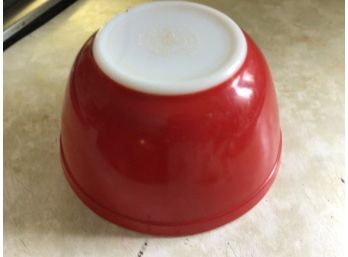 Red Pyrex 402 Bowl Primary Set Component