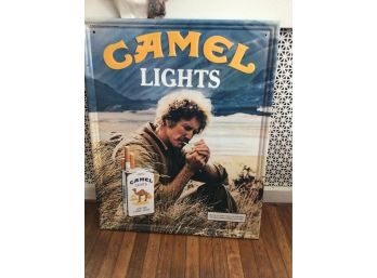 Metal Camel Lights Sign Advertising Memorabilia
