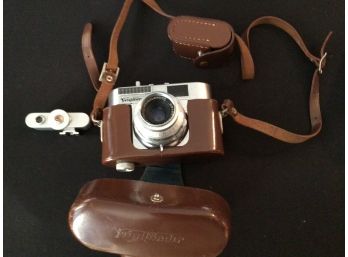 Vintage Voigtlander Camera In Leather Case 35 Mm