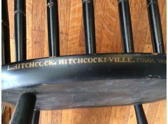 Hitchcock Chair Signed