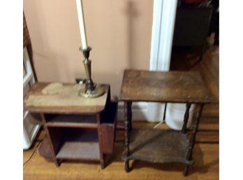 Project Lot 2 Tables & Candlestick Lamp