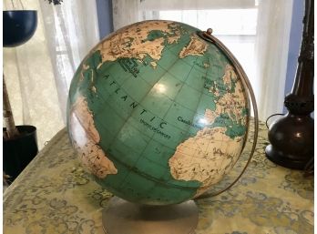 Large Vintage Globe