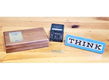 Vintage IBM Desk Accessories & Award Gifts & More