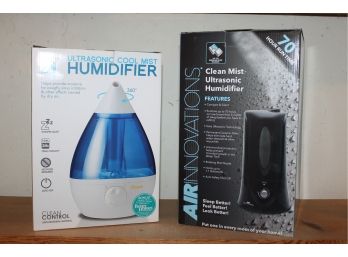 Intertek Ultrasonic Cool Mist Humidifier & Air Innovations Clean Mist Ultrasonic Humidifier