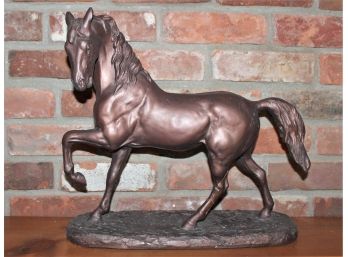 Vintage Rare Vintage 1973 Austin Productions Inc. Horse Bronze Copper Finish Over Plaster