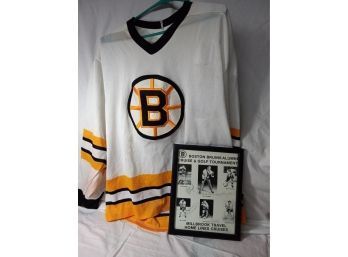 Boston Bruins Autographs & Jersey