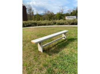 White Country Bench 2 Of 2