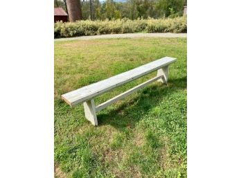 White Country Bench 1 Of 2