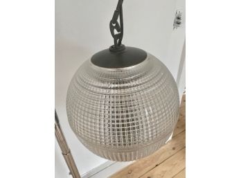 Faceted Globe Light Fixture Large 4 Of 5