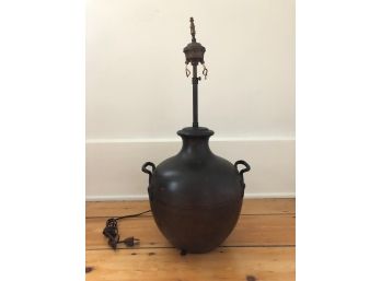 Arts And Crafts Copper Ball Lamp