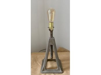 Industrial Jack Stand Lamp