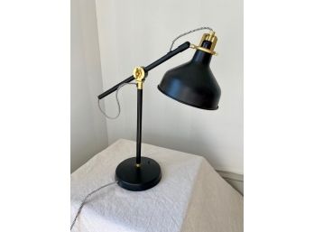 Black Industrial Style Gooseneck Lamp