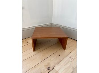 Low Wooden Side Table Or Plant Stand