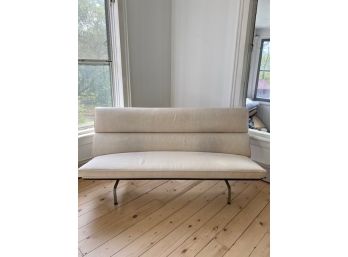 Linen Upholstered Folding Bench