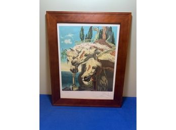 Salvador Dali Lithograph Pencil Signed & Numbered Great Shape