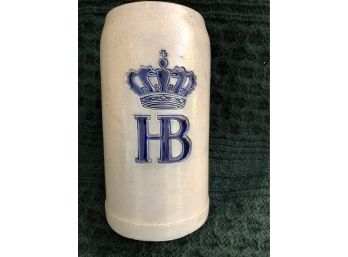 Beer Stein Stamped HB Made In Germany 1 L Stamped1 L Stamped On Stein