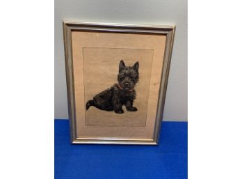 Vintage Etching Pencil Signed And Titled All Original