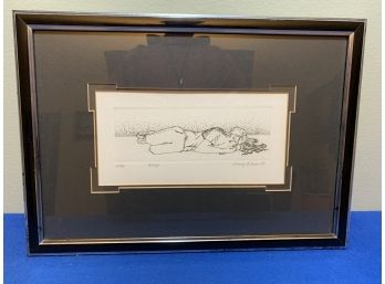 Listed Artist(Penny Feder)Etching ,Pencil Signed Numbered &titled