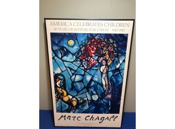 Mark Chagall Poster 40 Years For UNICEF
