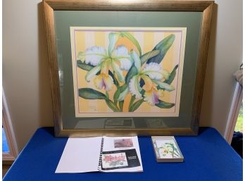 Beautiful Watercolor, Listed  Artist, Signed,Triple Matted