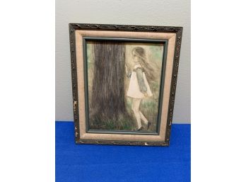 Listed Artist(Nancy Hawkins) Oil Painting Signed