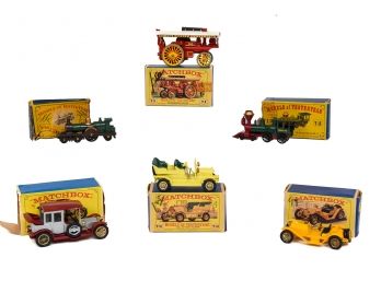 Collection Of Six Vintage Models Of Yesteryear Matchbox Cars
