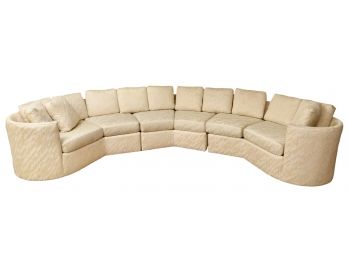 Vintage Dansen Contemporary Three Piece Angled Sectional Sofa