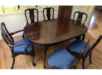 Beautiful Mahogany Dining Table And 6 Chairs