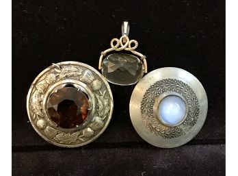 Three Pieces Of Vintage Jewelry