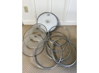 Lot Of Vintage Snare Drum Pieces