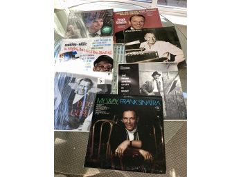 Collection Of Frank Sinatra Albums And Covers