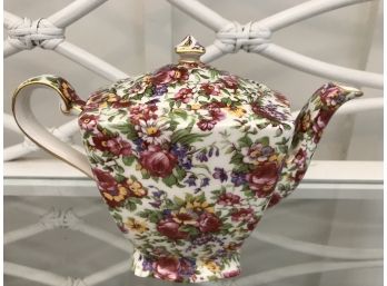 Royal Winton Chinz Pattern Summertime Teapot