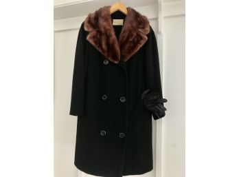 Vintage Mink And Wool Coat From 'THE FRENCH ROOM ' STIGERS