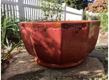 Large Glazed Garden Pot