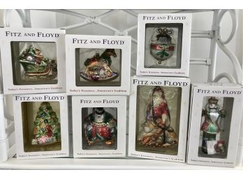 7 Larger Sized FITZ And FLOYD Ornaments