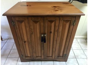 COUNTYRY HOME Custom Made Solid Pine Media/Storage Cabinet